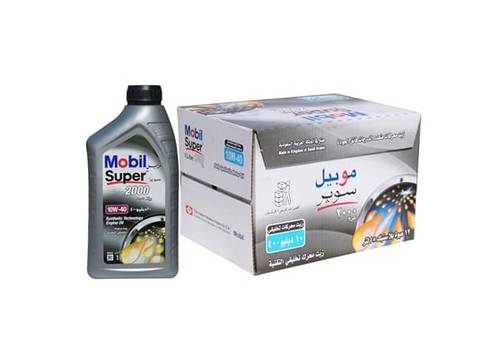 كرتون زيت محرك موبيل 10w40 نصف تخليقي 12 علبه