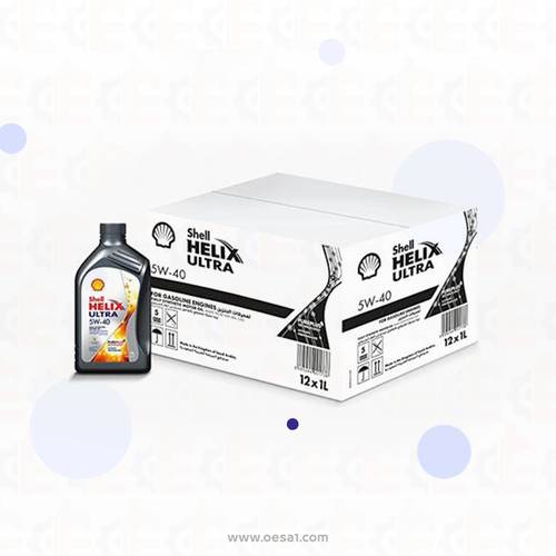 زيت محرك شل 5w40 غاز طبيعي كرتون 12 حبه