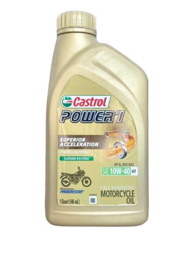 زيت كاسترول ريسنق Castrol Racing 10W40 4T واحد لتر 