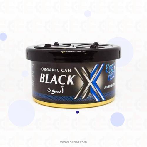 علبة معطر صغيرة حديد نيو بلاك اسود