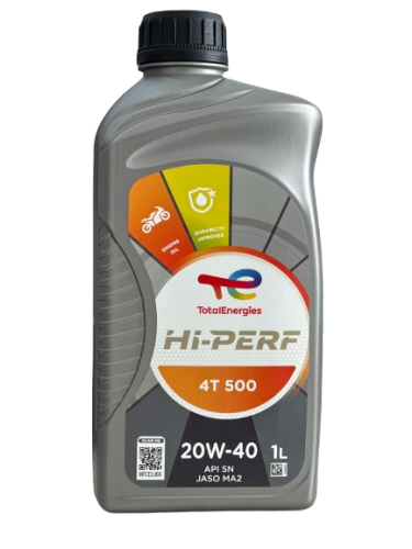 زيت دراجات توتال 20w40 (1 لتر )  