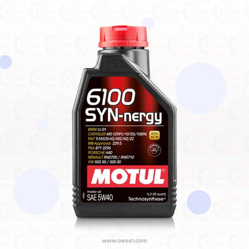 زيت محرك موتول 5w40 6100 واحد لتر 