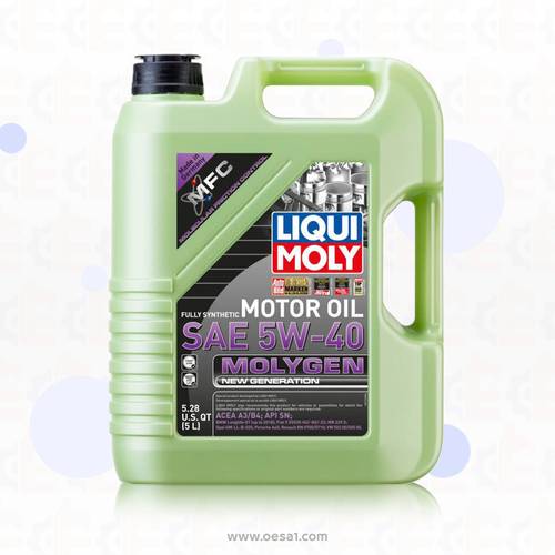 Liqui Moly Molgen 5W40 engine oil, five liters