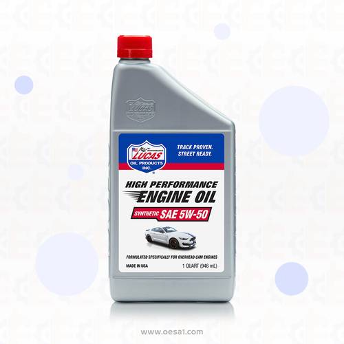 زيت محرك  لوكاس تخليقي 5w50 واحد كورات 946 مل 