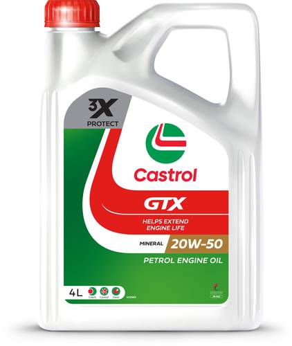 جالون 4 لتر  زيت محرك كاسترول 20w50 GTX 