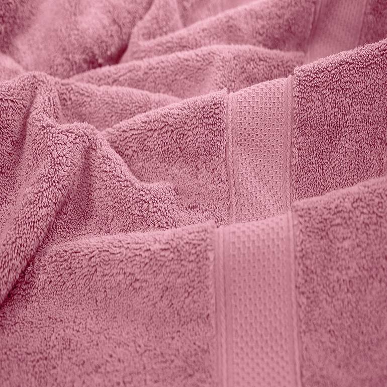 بيرويا | منشفة استحمام  كبيرة قطن 100% لون زهري