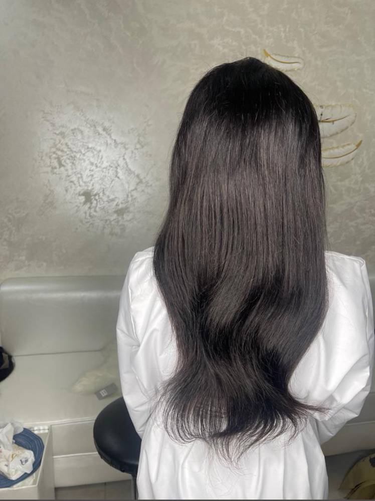 باروكة طبيعية للنساء 20 انش  استريت كثافه 180