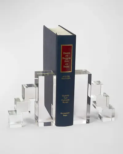 Crystal Block Bookend