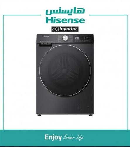 غسالة ومجفف هايسنس 8/12 كيلو، 14برنامج، انفرتر، واي فاي