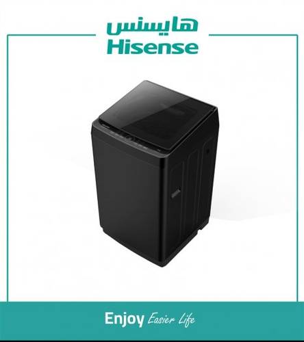 غسالة هايسنس (10) كيلو ، (8) برامج ، غسيل بالرغوة