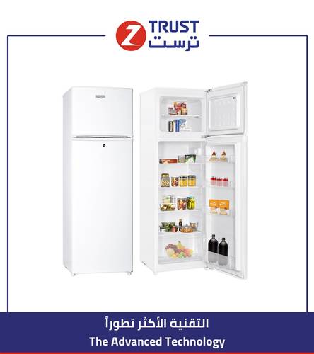 ثلاجة ز.ترست 9 قدم3، 252 لتر - أبيض