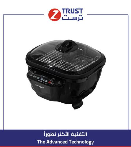 قدر طهى ز.ترست ، 6لتر،1600 وات، 60/50 هيرتز,متعدد اسود