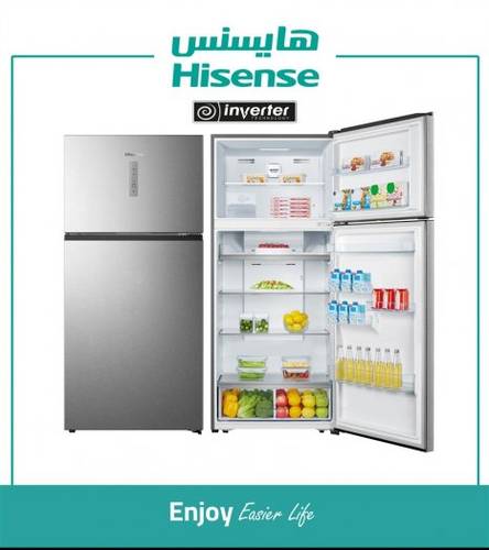 ثلاجة هايسنس (17.8) قدم3 ، (504) لتر ، انفرتر