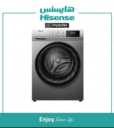 غسالة ونشافة هايسنس 10ك /6 ك،15 برنامج، انفيرتر أستيل