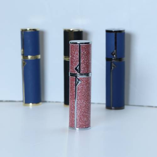 علبه عطر أنيقة إعادة تعبئه لون( وردي كرستالي) 5 مل