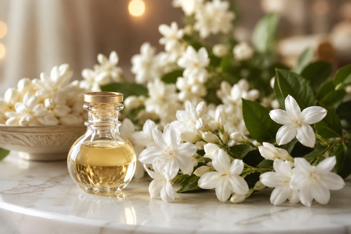 زيت عطرى فل و ياسمين