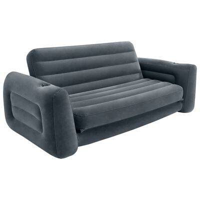 اريكة قابل للنفخ يمكن تحويلها الي سرير من المخمل الناعم من انتكس