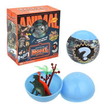 Surprise Ball Containing Animal And Dinosaur Figurines - Toys For Boys And Girls - Green