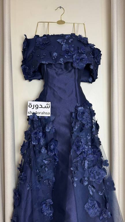 فستان ميكادو كلفه ورد