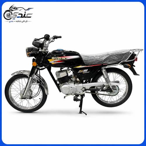 دراجة سوزوكي AX100 الاصلية موديل 2026 - لون اسود