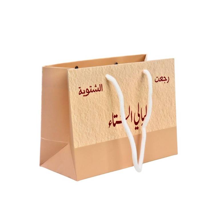 كيس هدايا شتوي 2 قطعه 