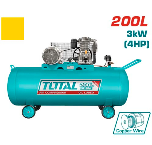 ضاغط هواء 200L 4HP توتال
