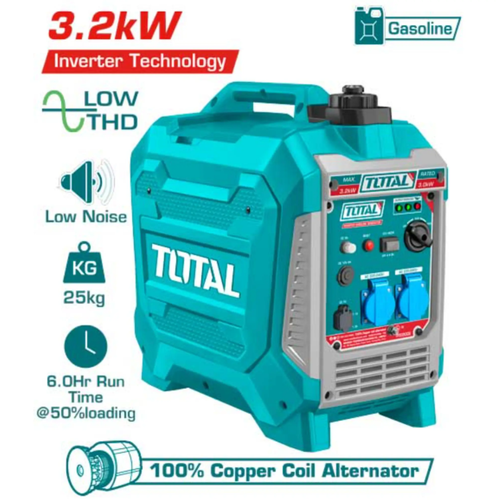 مولد بنزين انفرتر 3.2KW توتال