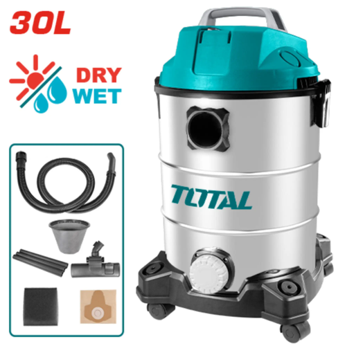 مكنسة سطل كهربائية 1300W 30L توتال 