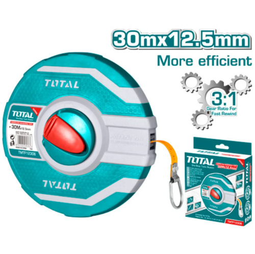 متر فيبر دائري 30mx12.5mm توتال