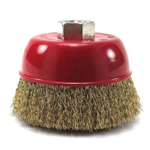 Wire cup brush
