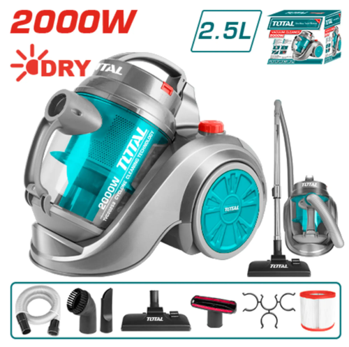 مكنسة كهربائية 2000W 2.5L توتال 