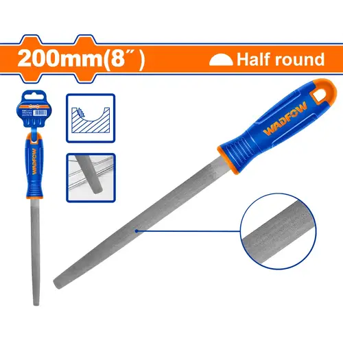 Half round steel file