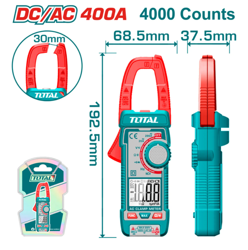 كلامب ميتر ديجيتال DC/AC 400A توتال