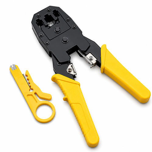 RJ45 / RJ11 / RJ12 Network Cable Crimping Tool with Wire Stripper