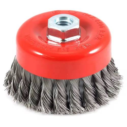 Wire cup brush