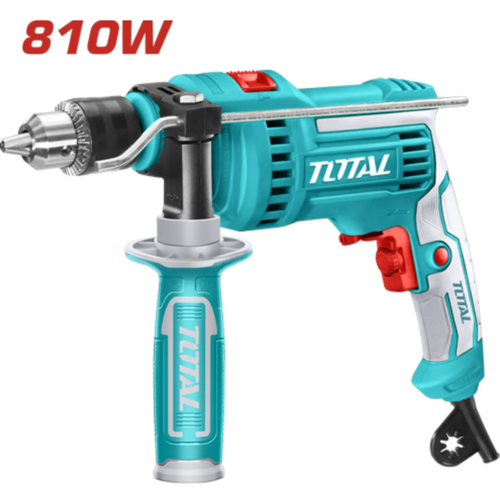 دريل رجاج 810W 13mm راس كروم توتال 