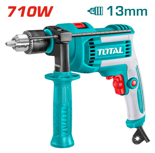 دريل رجاج 710W 13mm راس كروم توتال 