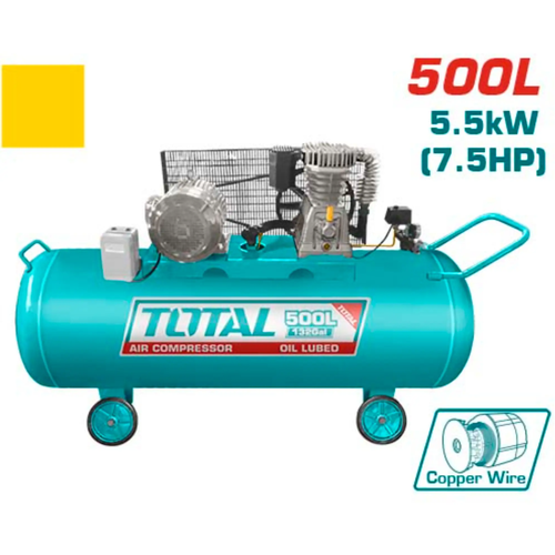 ضاغط هواء 500L 7.5HP توتال