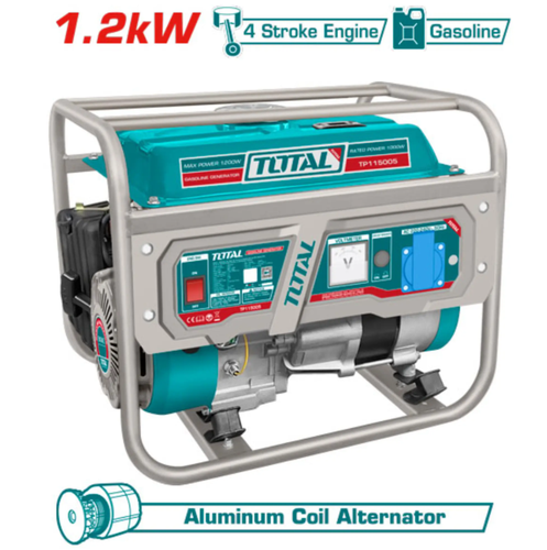 مولد كهرباء بنزين 1.2KW توتال