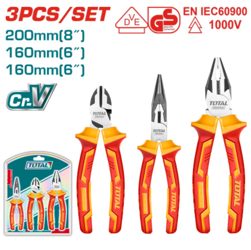 طقم زرادية يد معزول 3PCS/SET توتال 