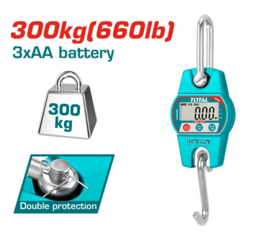ميزان علاقي الكتروني 300Kg توتال 