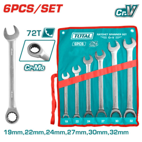 طقم مفتاح مشترك اتوماتيك 6PCS/SET توتال 