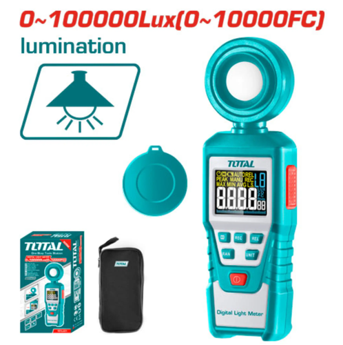 جهاز مقياس شدة الضوء O~100000Lux(0~10000FC) توتال 