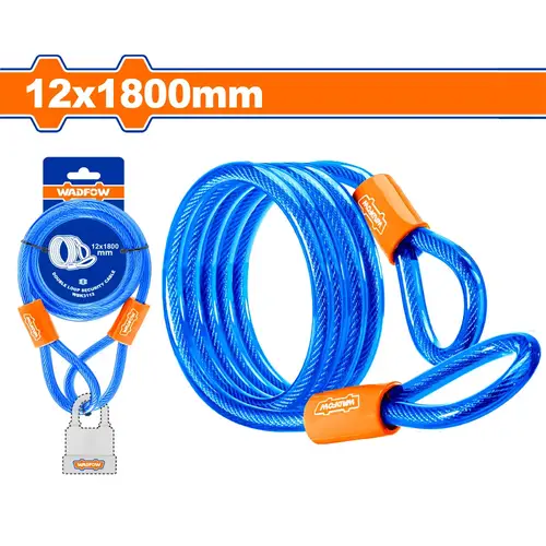 كيبل قفل دراجة 1800mmX12mm WADFOW