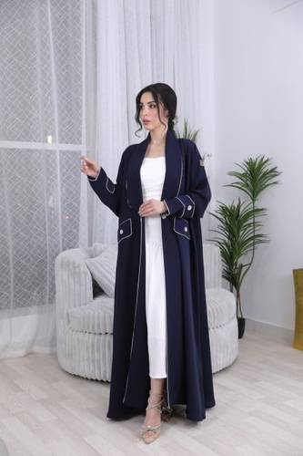 عباية كريب باربي شك كرستال بالكم