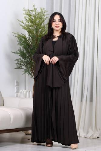 عبايه كسرات بني
