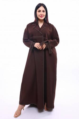 عبايه  دقة خياطه ناعم خمري