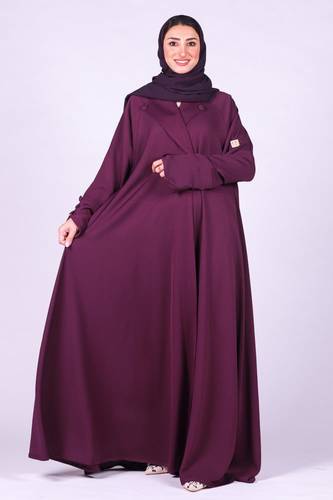 عبايه كلوش ملون