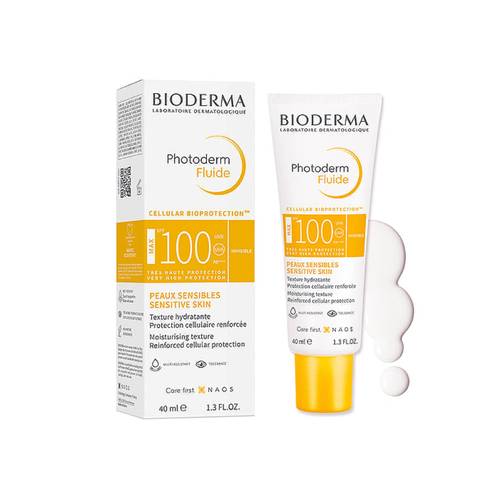 كريم بيوديرما فوتوديرم ماكس فلويد واقي الشمس SPF100 للبشرة الحساسة 40 مل
