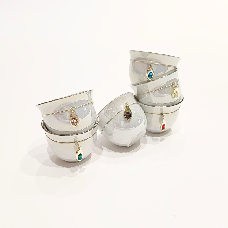 Arabic Coffee Cups Porcelain /6 - Diamond